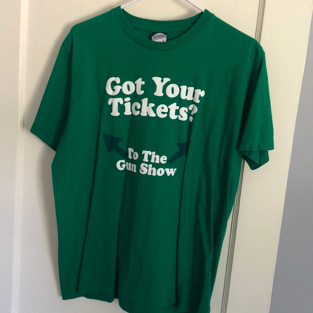 Tickets To The Gun Show Local Celebrity Shirt L